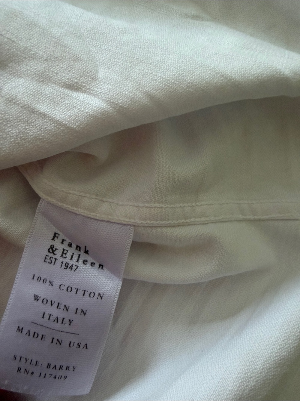 Frank & Eileen- Barry White Button-Down Shirt- women’s - Picture 6 of 7